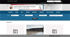 Desktop Screenshot of drazby.exekutorbrno.cz